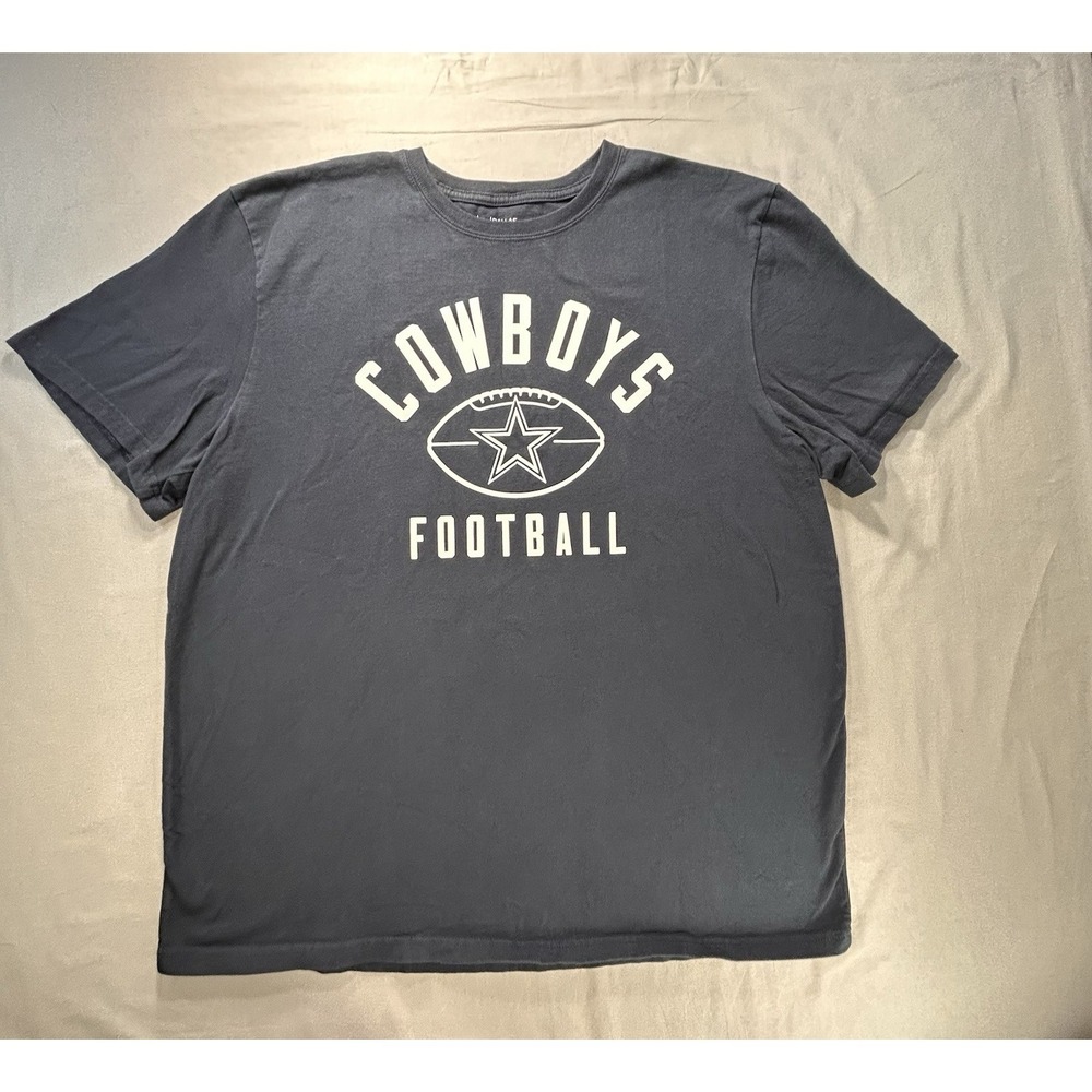 Dallas Cowboys‎ "Cowboys Football" Graphic Blue T-Shirt Men's 2XL